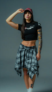 CropTop Born To Create-Negro