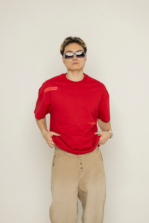 Oversized Unspeakable-Roja