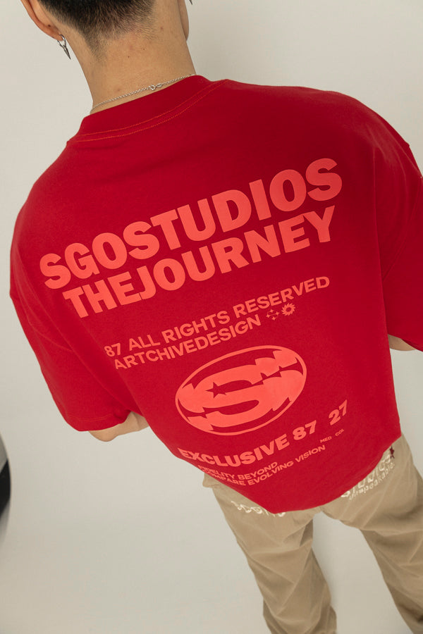 Oversized Unspeakable-Roja