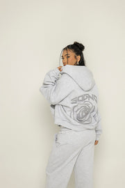 Light Rosé Hoodie Dama Unspeakable-Gris