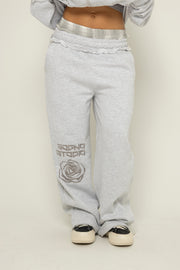 Sudadera Dama Rose Unspeakable-Gris