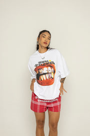 Boxy Dama Unspeakable Cool Defy Light-Blanca