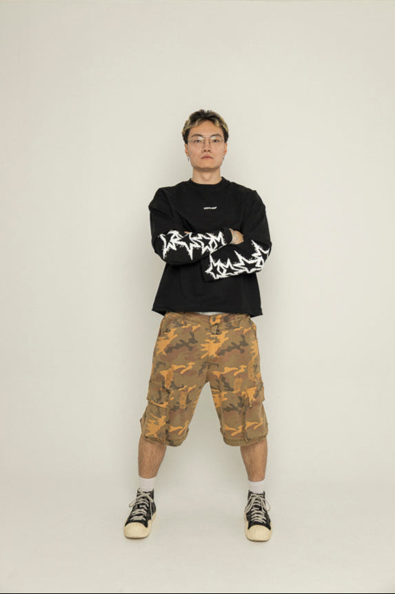 Buzo Unspeakable Long Two Sleeve-Negro