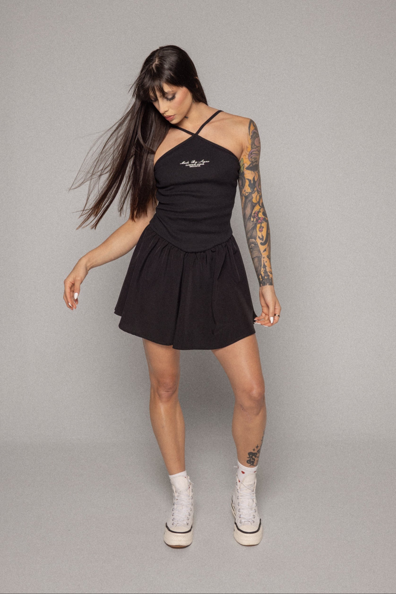 Vestido Mini The Win-Negro