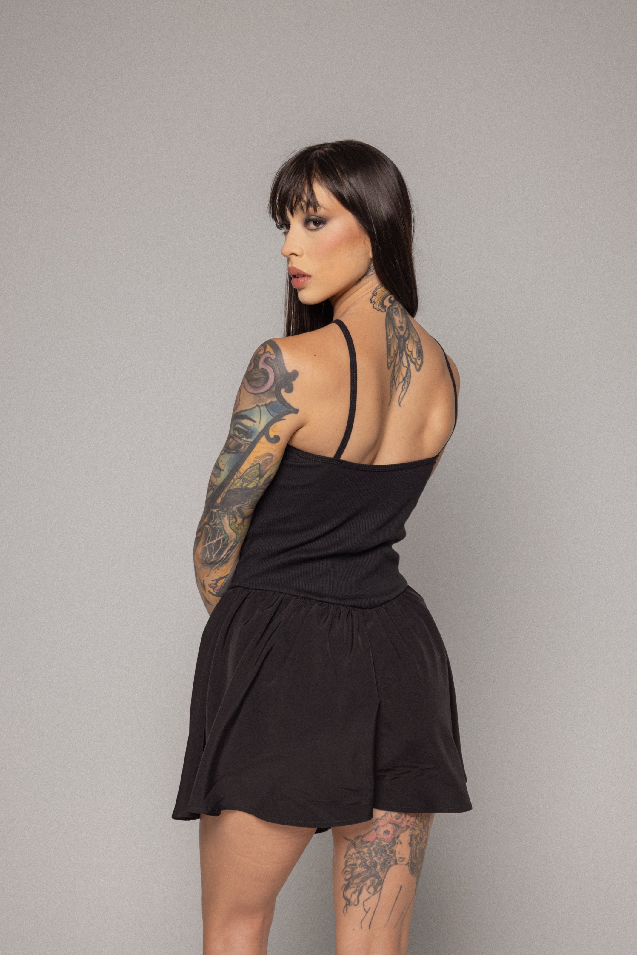 Vestido Mini The Win-Negro