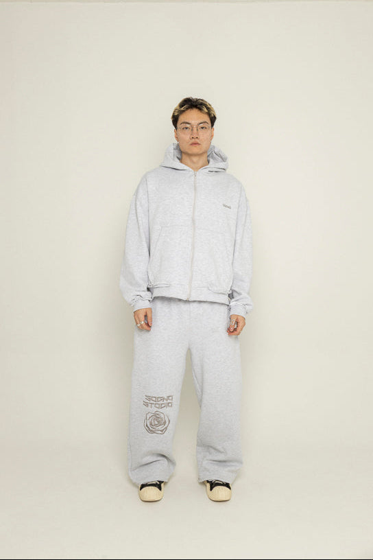 Light Rosé Hoodie Unspeakable-Gris