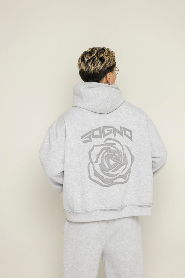 Light Rosé Hoodie Unspeakable-Gris