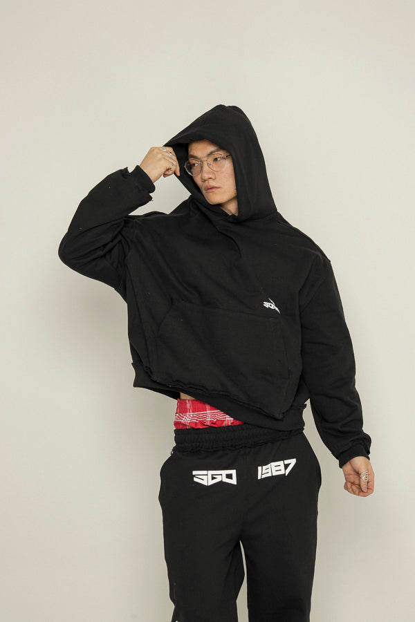 Hoodie Oversized Puff Unspeakable-Negro