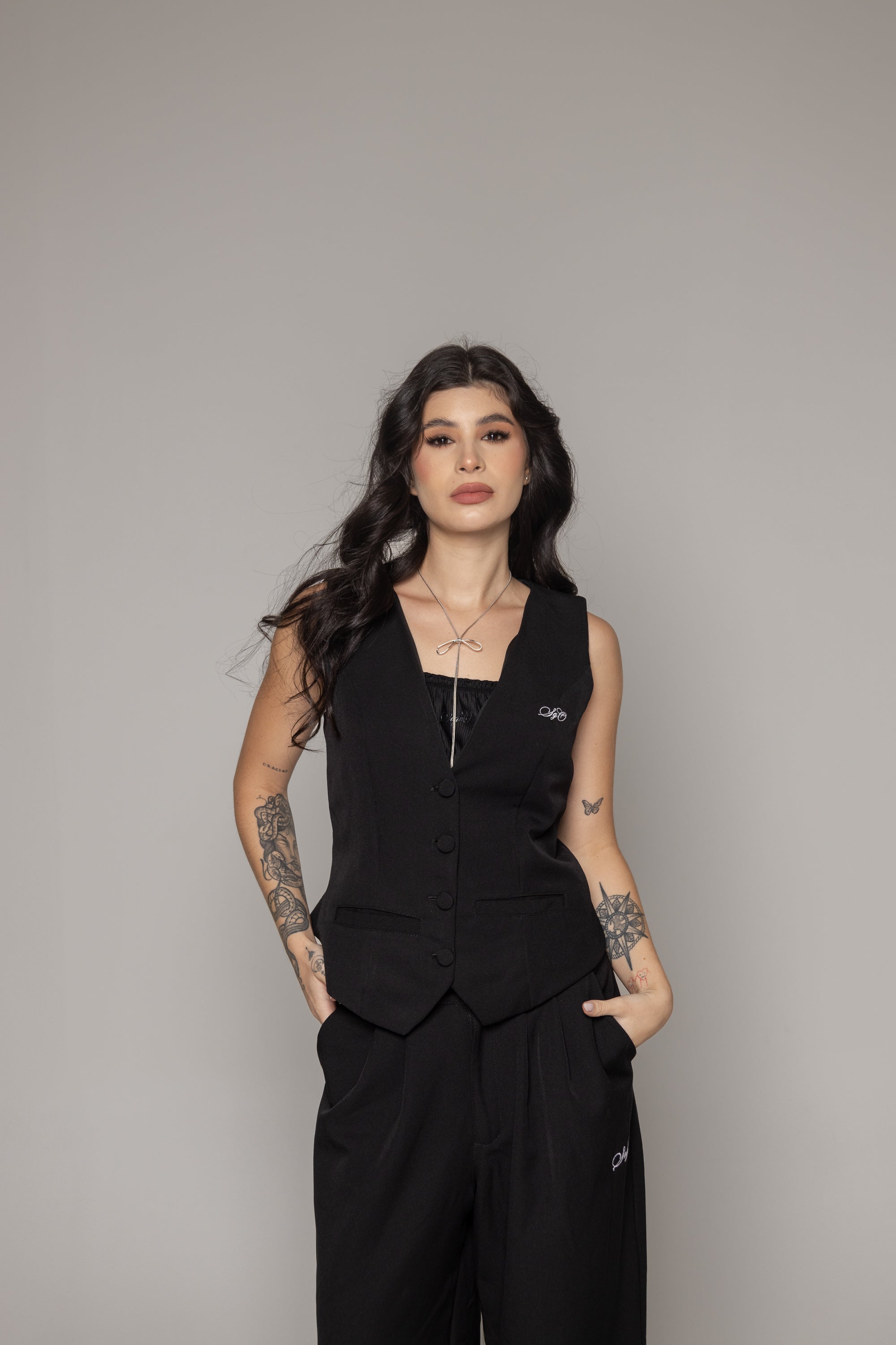 Chaleco The Art Sastre-Negro