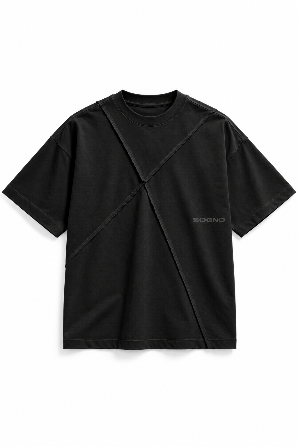 Camiseta Sogno Studio – Black Cross Seam