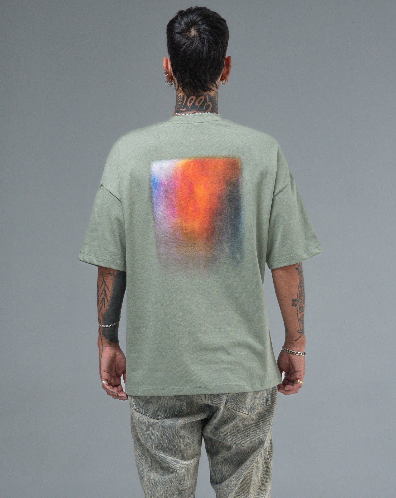 oversized back color