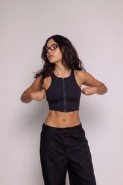 Tank Top Motion Cierre-Negro