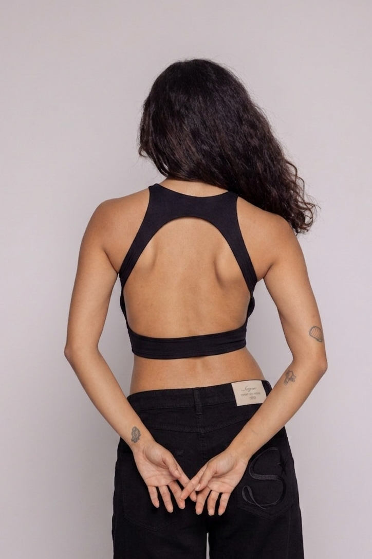 Tank Top Motion Cierre-Negro