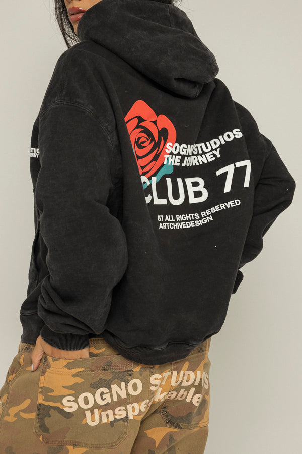 Stone Shadow Hoodie Dama Unspeakable-Negro