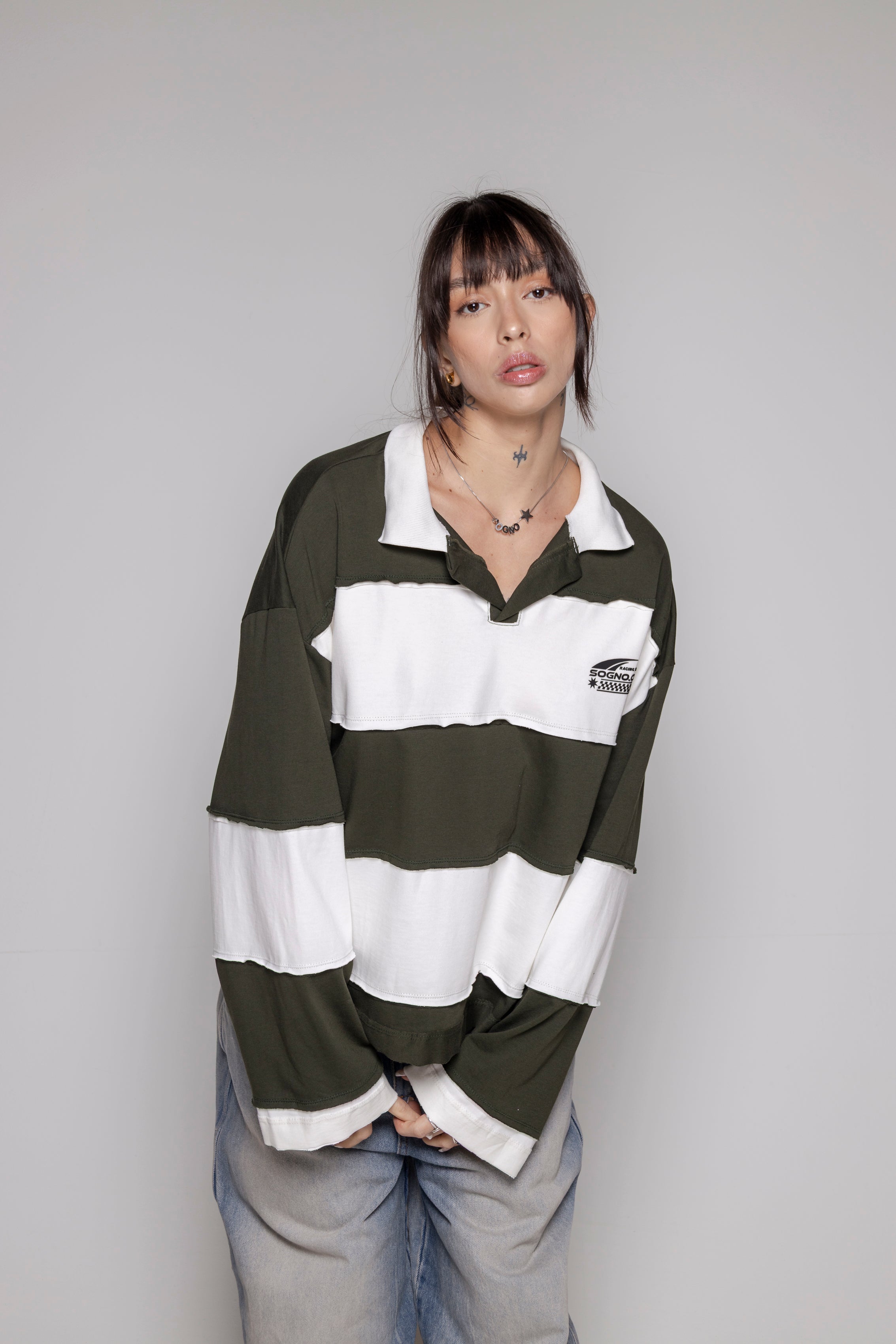 Buzo Courage Dama Tipo Polo-Verde