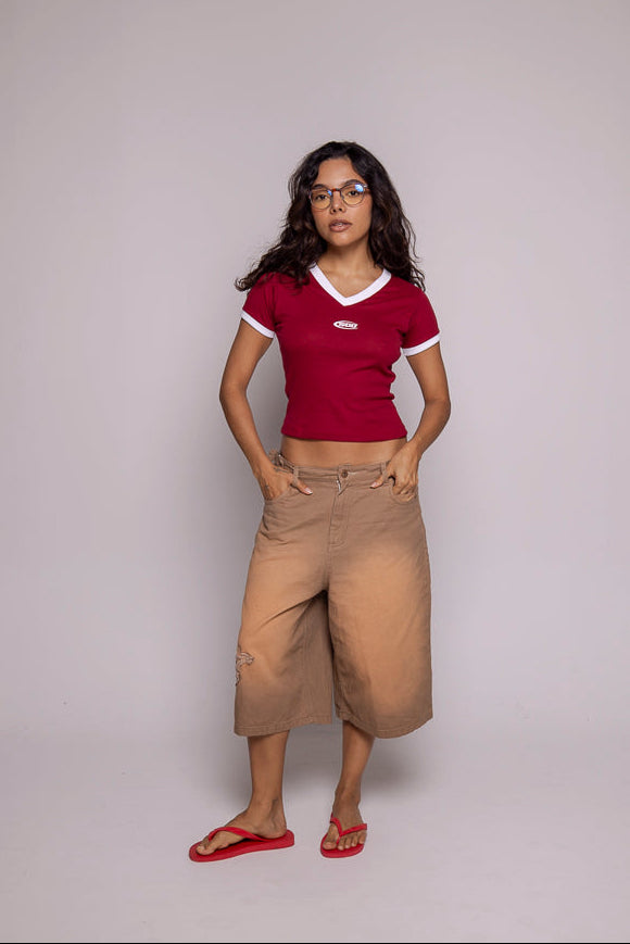 Camiseta Motion Cuello V-Vino