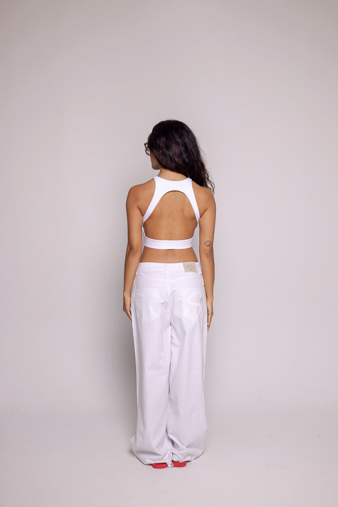 Tank Top Motion Cierre-Blanco