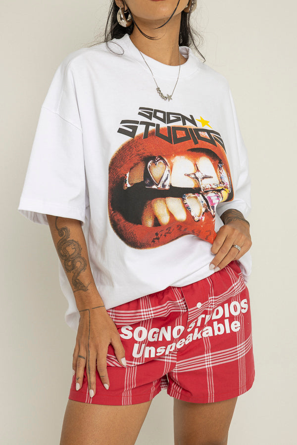 Boxy Dama Unspeakable Cool Defy Light-Blanca