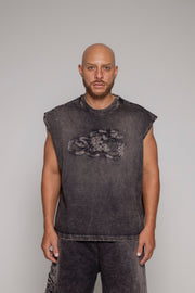 Camisilla Remainder-Negro/Stone