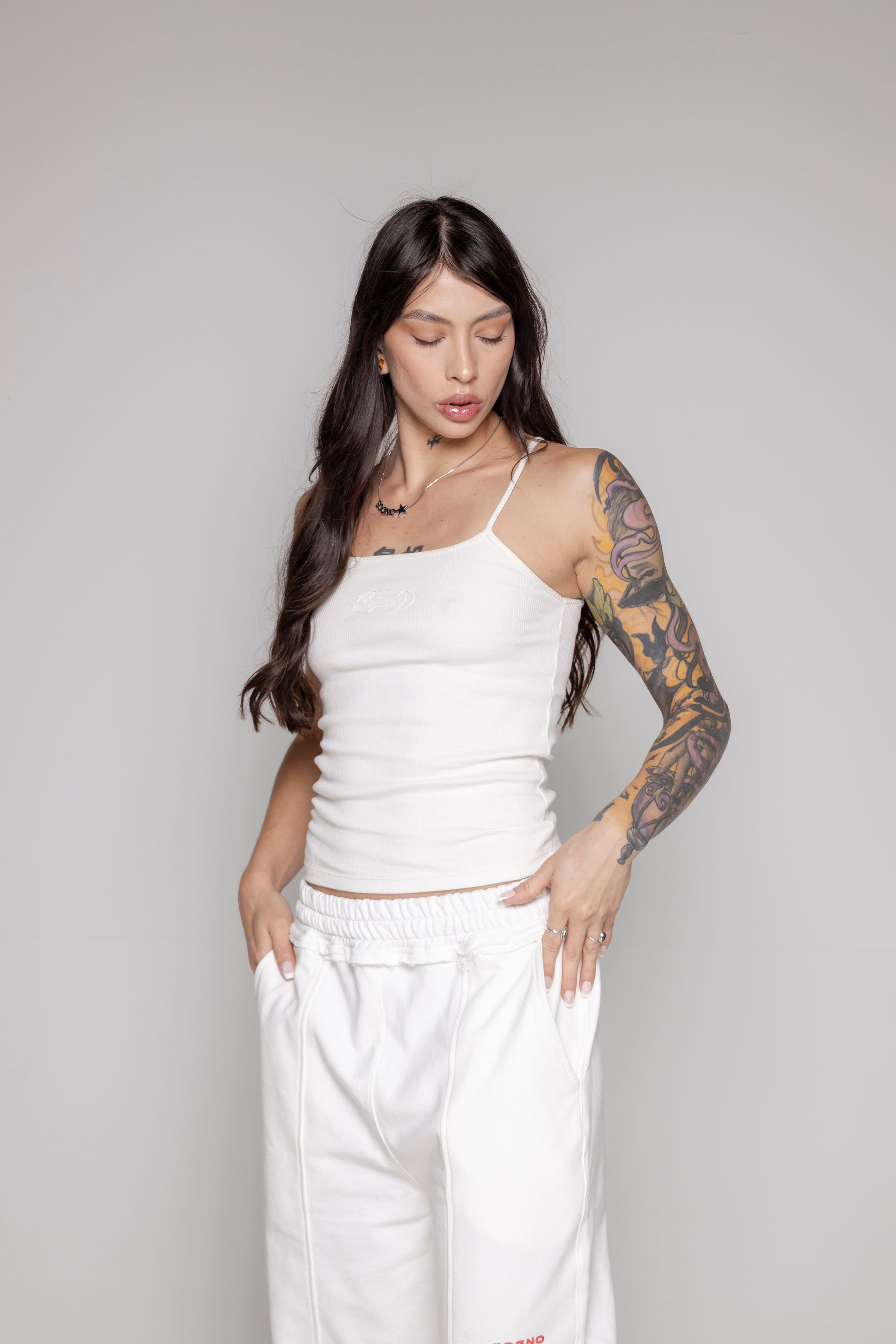 Top Courage Tirantes-Beige