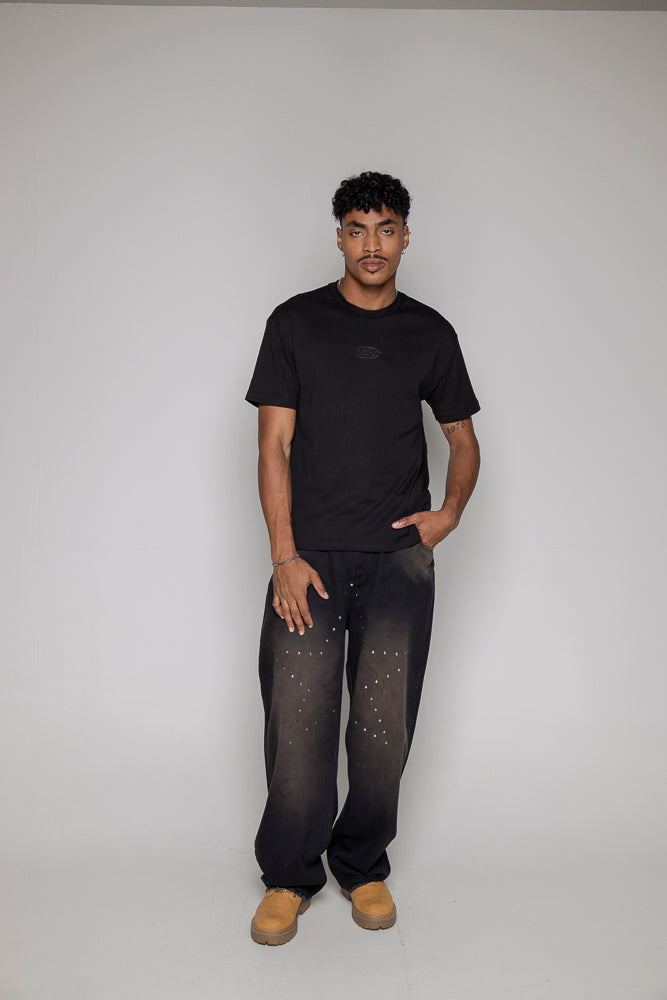 Camiseta Courage Rib-Negra