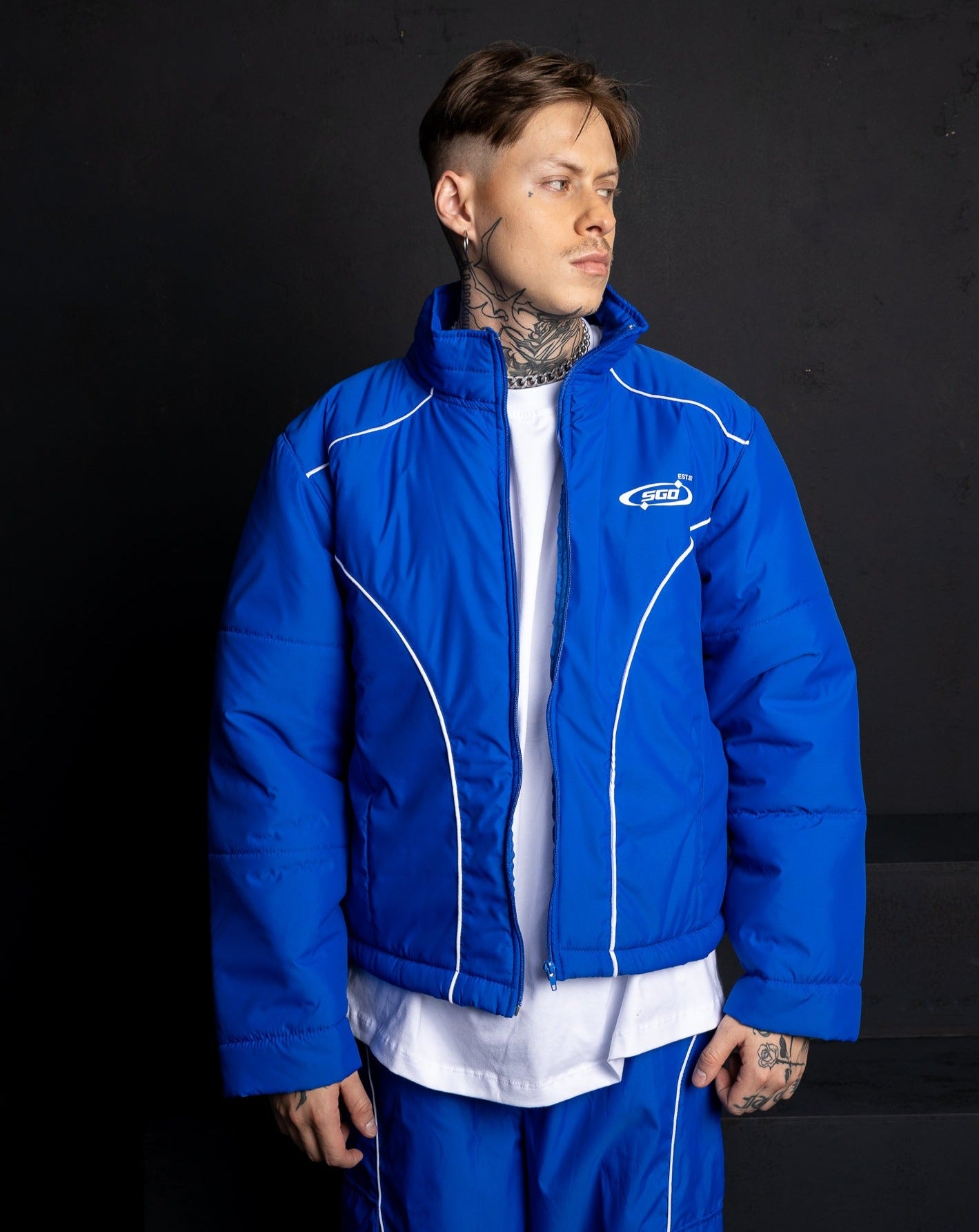 Chaqueta Puffer Azul