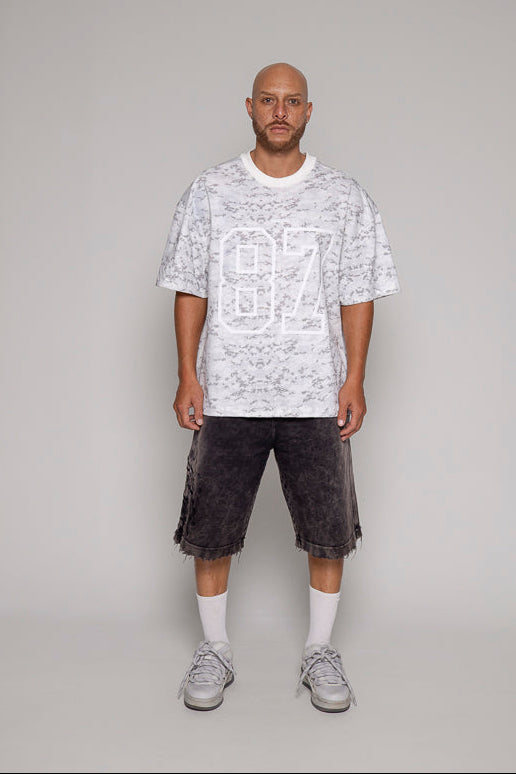 Oversized Remainder Camuflado/Gris