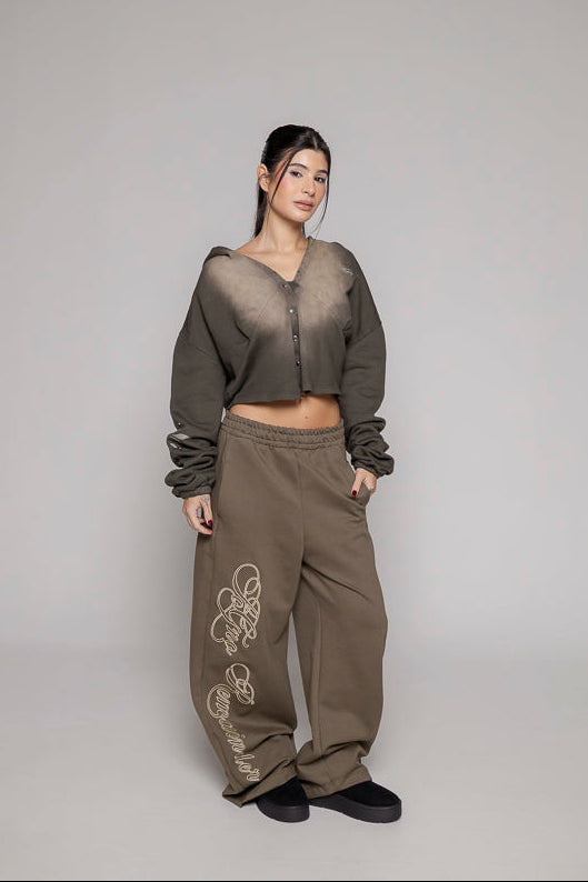 Sudadera Remainder Baggy-Verde