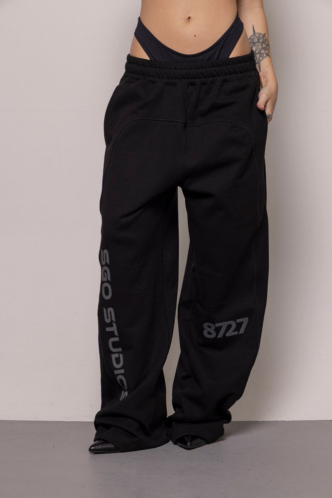 Sudadera 8727 Sgo Dama-Negra