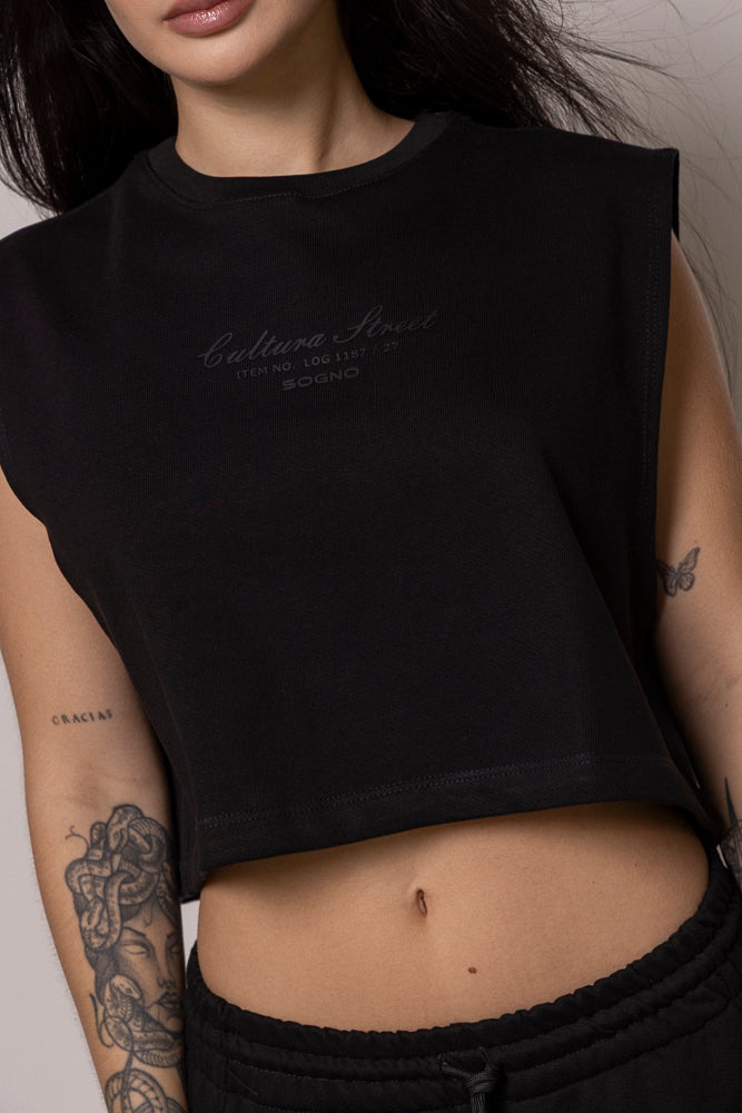 Camisilla 8727 Sgo Dama-Negra