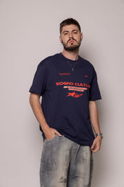 Camiseta Regular Culture-Azul