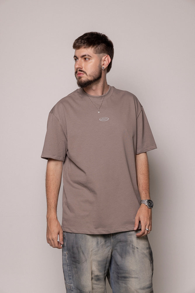 Camiseta Basica Sogno-Gris