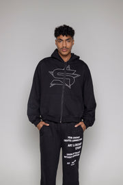 Hoodie Courage Energy-Negro