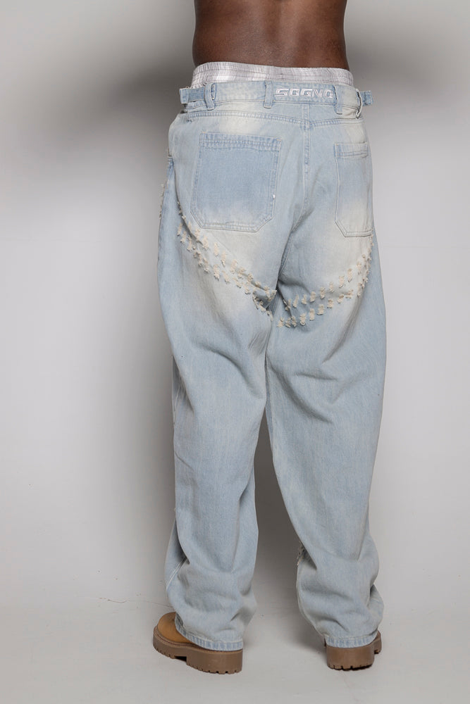 Baggy Courage Azul/Laser