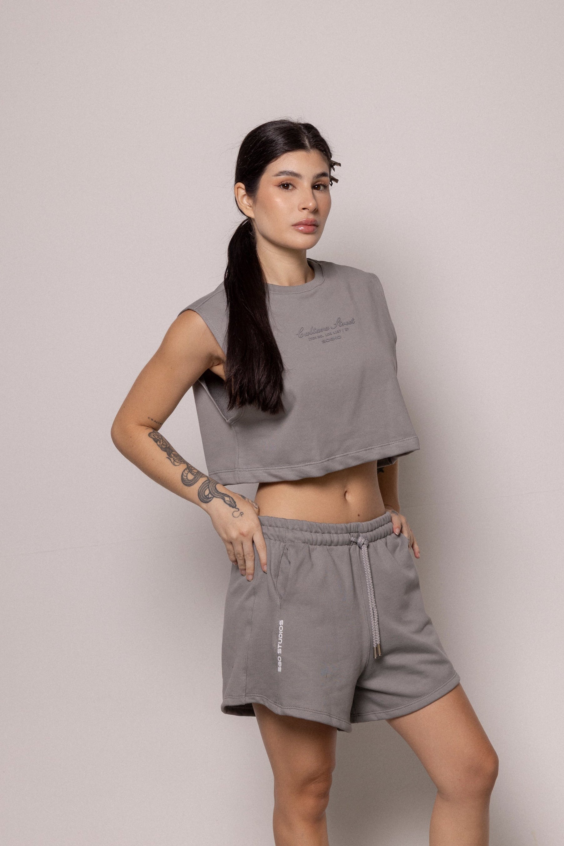 Camisilla 8727 Sgo Dama-Gris