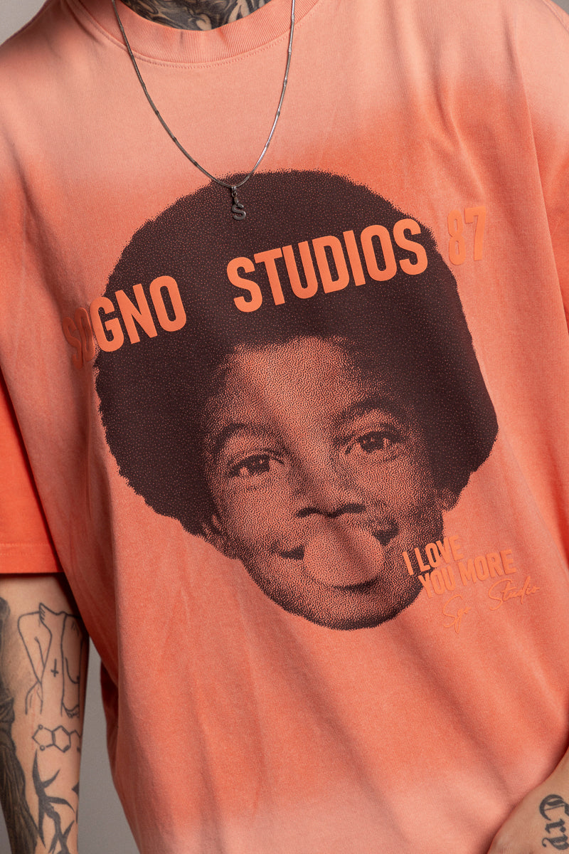 Oversized Michael Affirmation-Coral