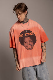 Oversized Michael Affirmation-Coral