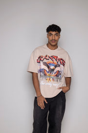 Camiseta Courage Aguila-Beige