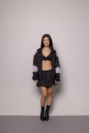 SET FALDA Y CHAQUETA ANTIFLUIDO-NEGRA