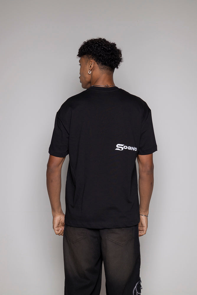 Camiseta Courage Regular-Negra