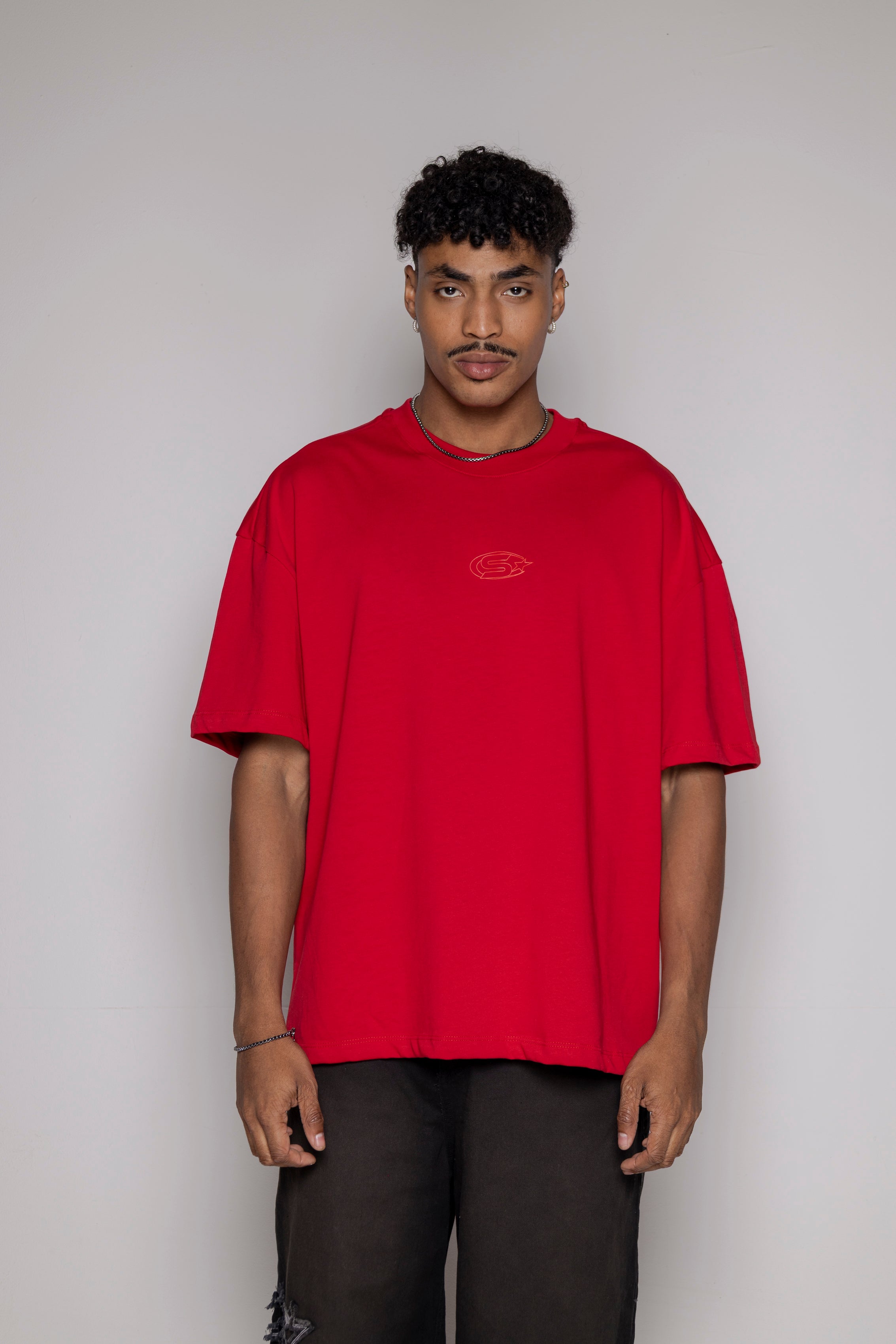 Oversized Courage Basic Sgo-Roja