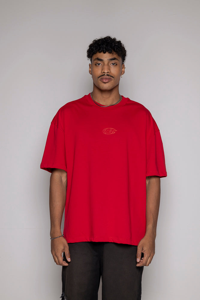 Oversized Courage Basic Sgo-Roja
