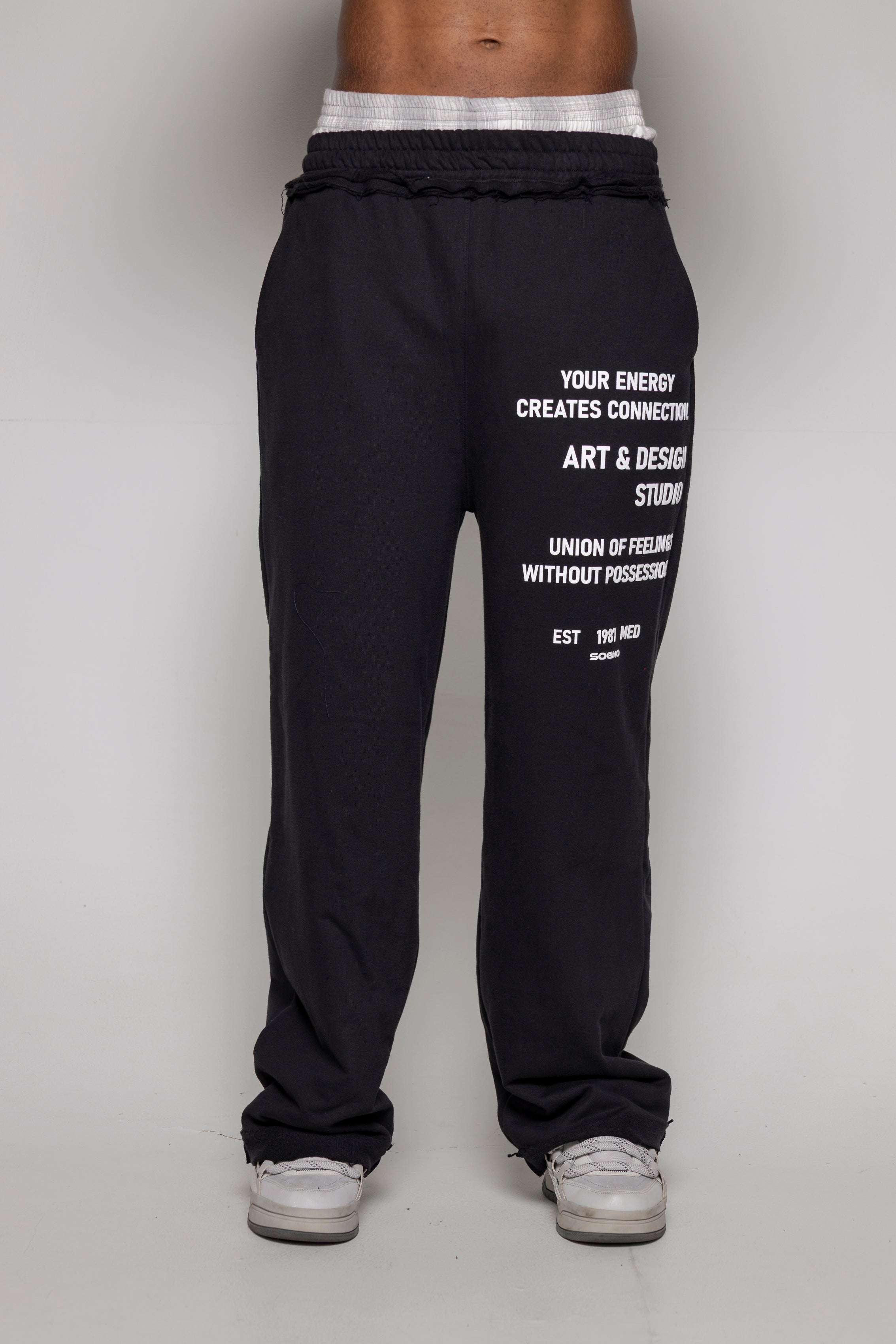 Sudadera Courage Energy-Negro