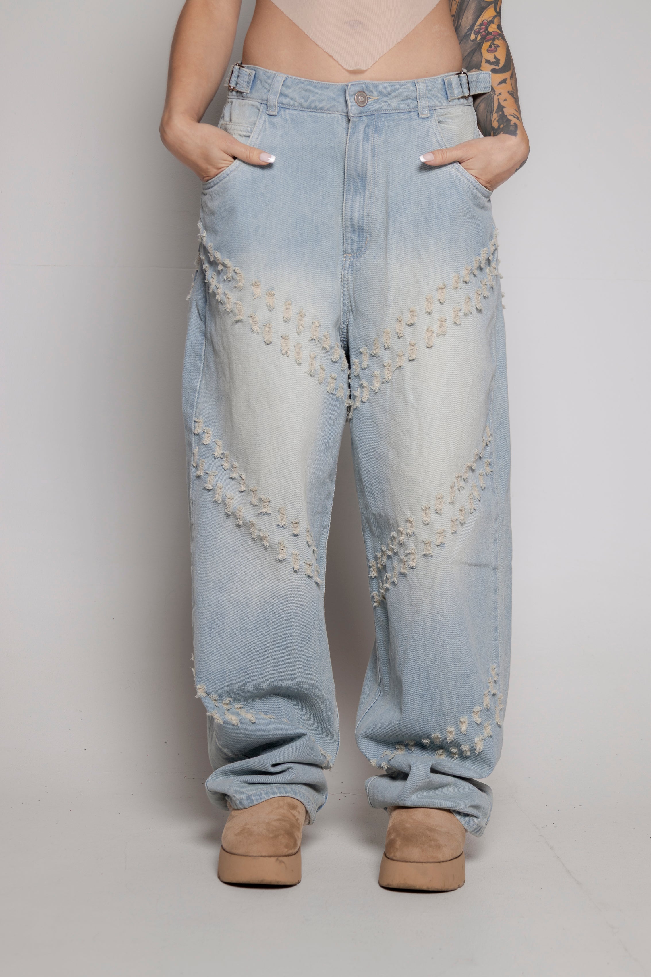 Baggy Courage Dama Azul/Laser