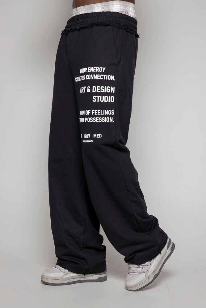 Sudadera Courage Energy-Negro