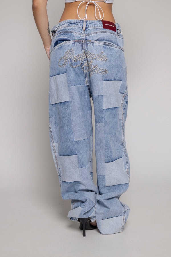 Baggy Remainder Dama Cuadros