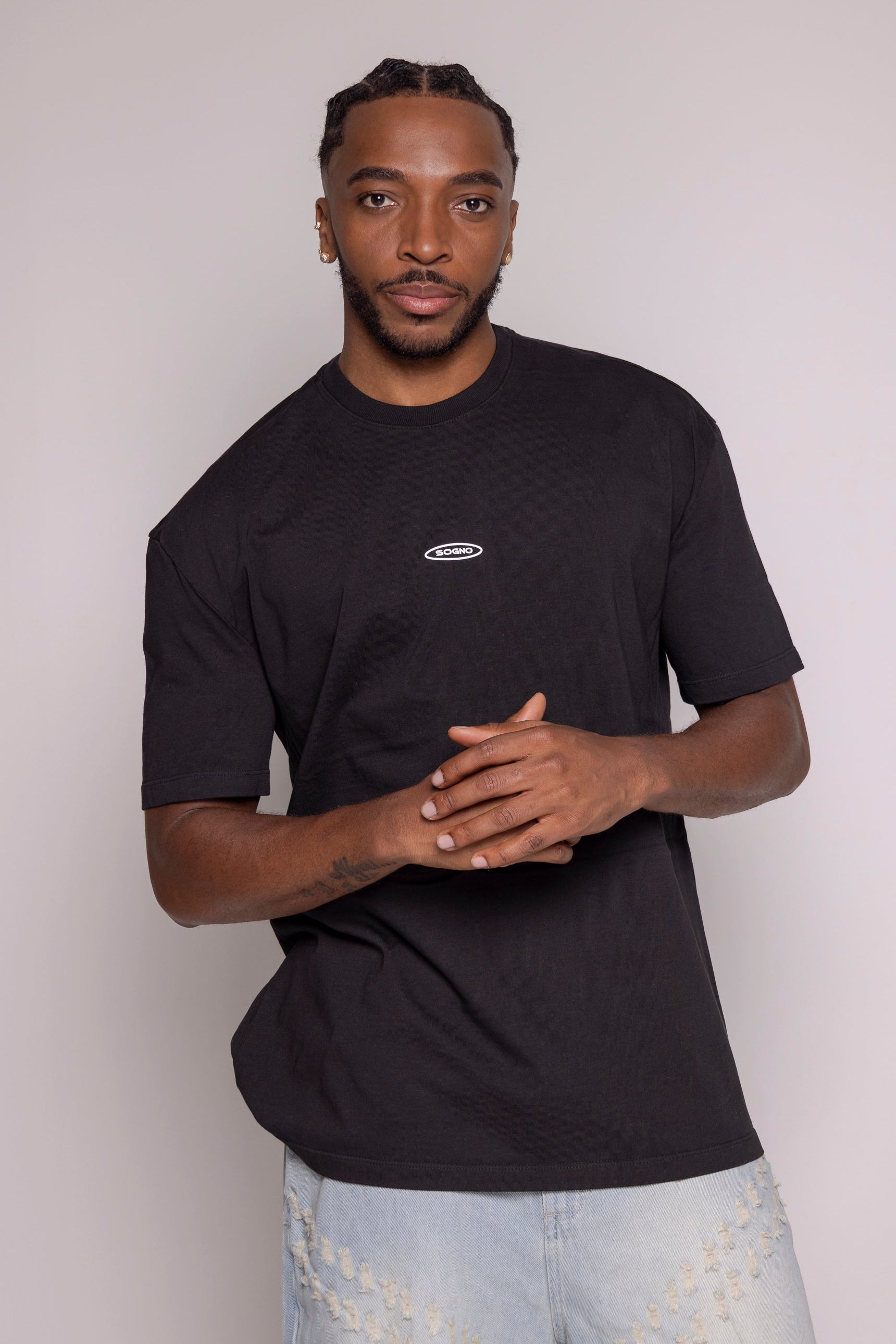 Camiseta Motion Regular-Negra