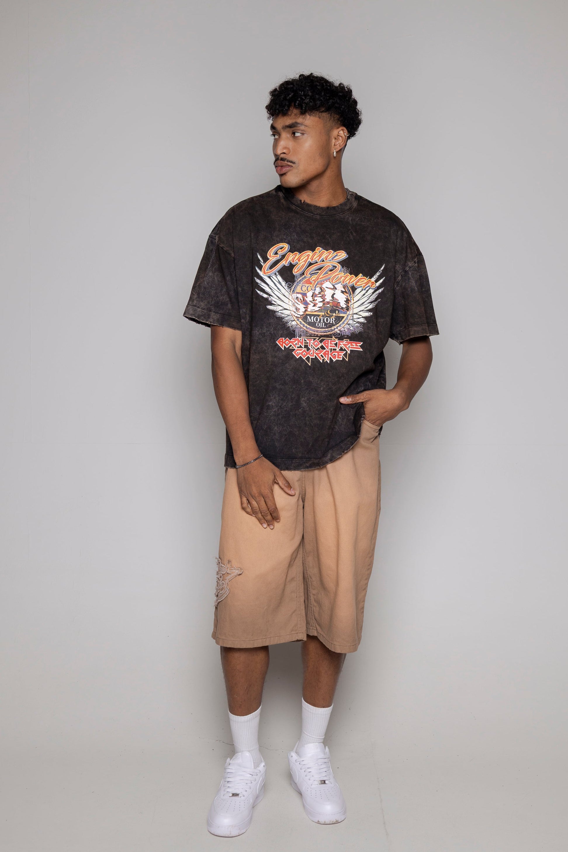 Oversized Courage Aguila-Negra/Stone