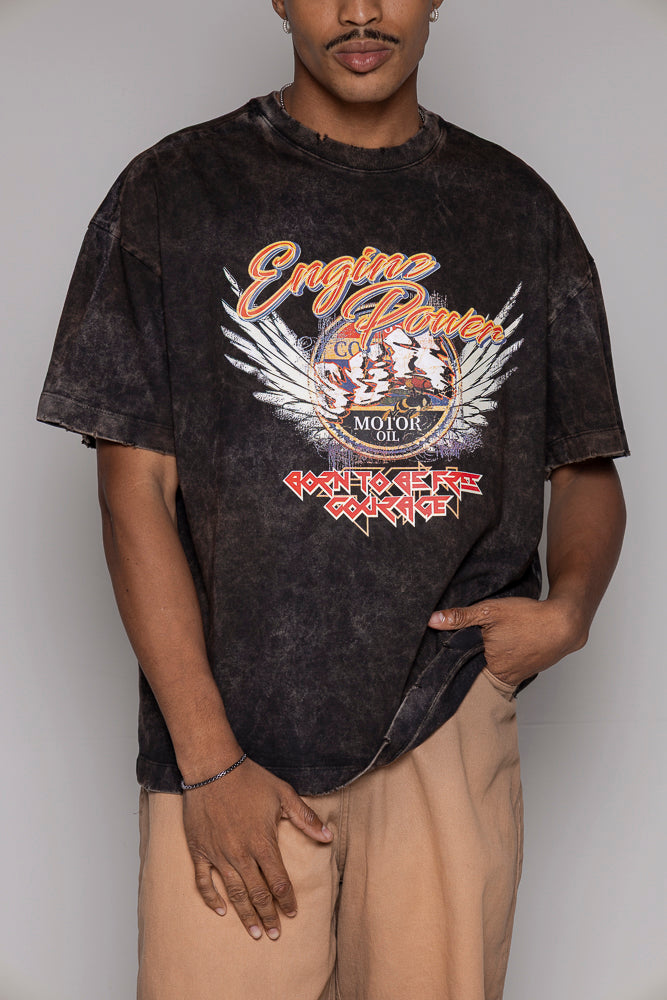 Oversized Courage Aguila-Negra/Stone