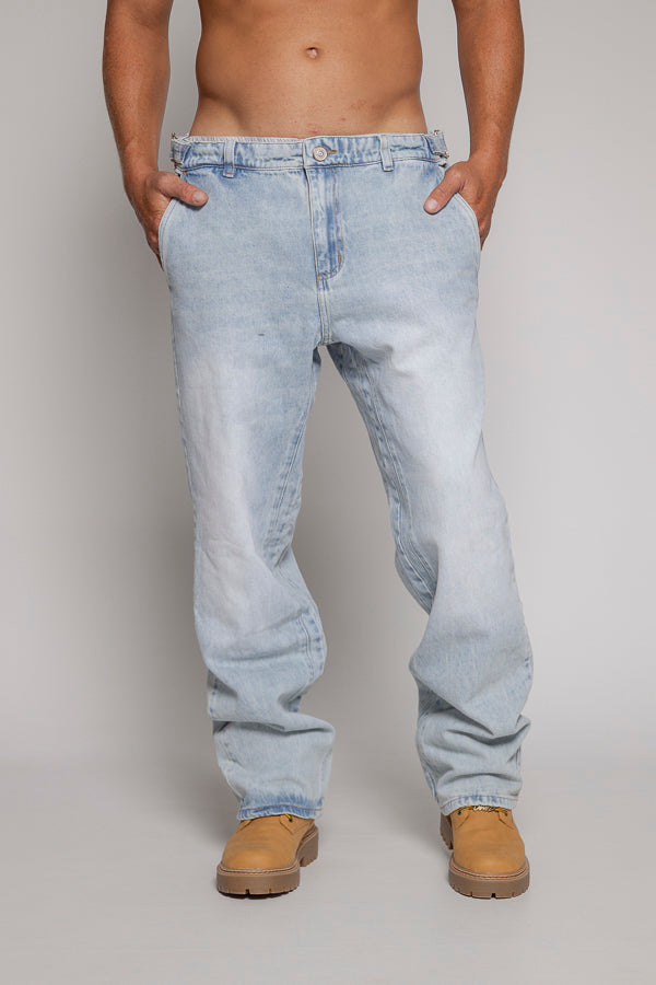 Jean Regular Remainder-Light/Blue